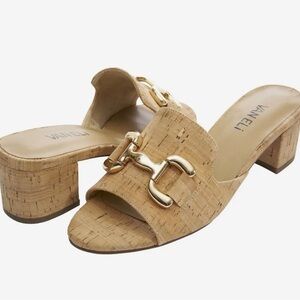Vaneli Oksana Cork Heeled Sandals